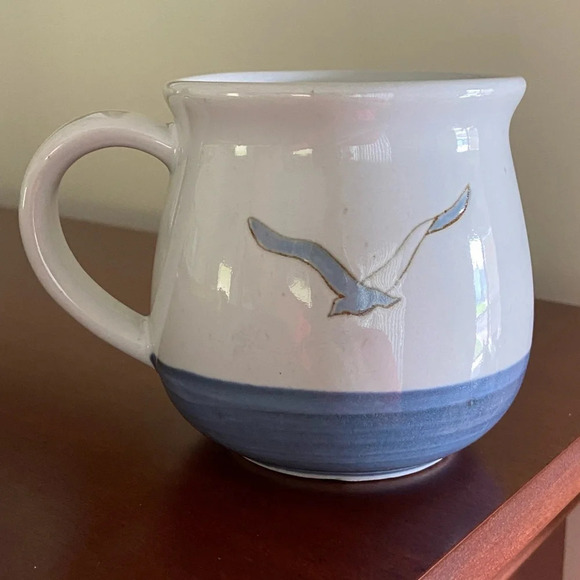 Vintage Otagiri Original Speckled Flying Seagull Bird Mug Made in Japan Retro - Picture 2 of 7